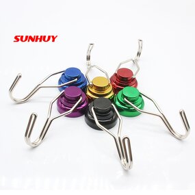 360 Rotation Magnetic Hook Factory - Color Pot Metal Plating Suction Cup