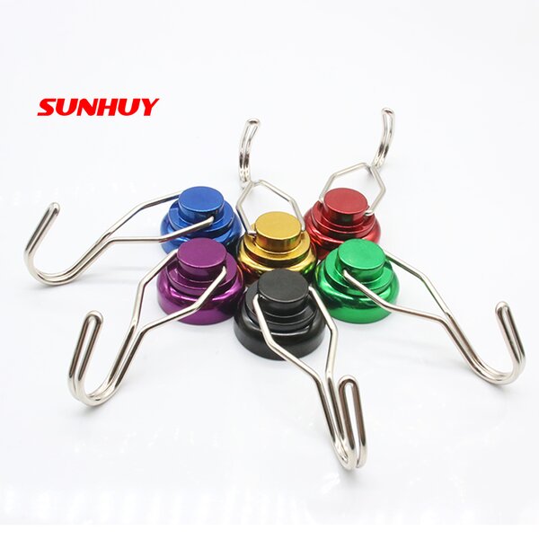 360 Rotation Magnetic Hook Factory - Color Pot Metal Plating Suction Cup