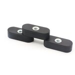 Runway Type Rubber Magnet Factory - Built-in M4 Thread Prevent Scratching