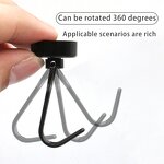 Black Magnetic Hooks Supplier - OEM/ODM Heavy Duty Swivel for Kitchen