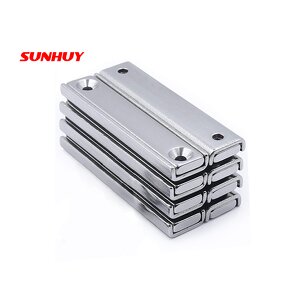 Strong Rectangular Magnets Supplier - 30 kg 60 X 13.5 X 5 mm Countersunk