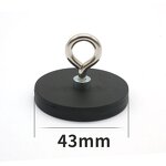 Neodymium Rubber Coated Magnet Supplier - Hot Selling with M4 M6 Thread