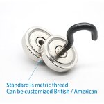 Flat Thread Pan Magnet Factory - OEM/ODM Straight Hole Anti-collision Sleeve