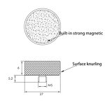 N52 Suction Cup Magnet Supplier - OEM/ODM Neodymium External Thread Base Pot