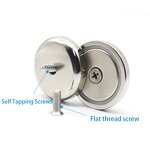 Round Cup Magnetic Base Factory - Base 32mm Powerful D12mm-D120mm Fixing