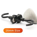Color Magnetic Hook Supplier - Black/White Strong Magnetic Hook