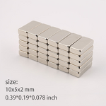 Small Rare Earth Magnet Manufacturer - 10X5X2mm Refrigerator Miniature