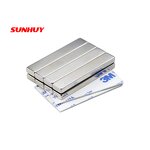 Square Magnet Set Factory - Pack of 60x10x3 N52 Thin Bar Adhesive