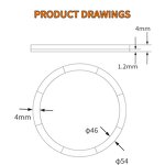 Free Samples Magnetic Ring Supplier - N52 Neodymium for Power Bank