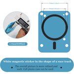 Black Magnetic Sticker Factory - FOR Magsafe Rings Accurate Positioning