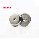 Flat Thread Pan Magnet Factory - OEM/ODM Straight Hole Anti-collision Sleeve