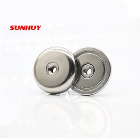 Flat Thread Pan Magnet Factory - OEM/ODM Straight Hole Anti-collision Sleeve