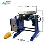 Rotary Welding Table Manufacturer - OEM Loading 50kg with 200mm Chuck