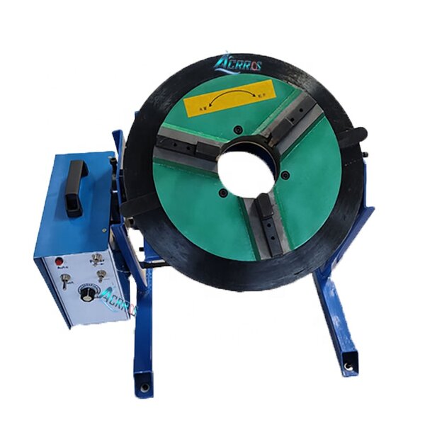 Automatic Welding Positioner Factory - OEM Bellows Hose Rotating Table Center Hole 170Mm