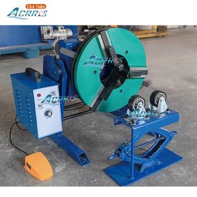 Vertical Welding Positioner Supplier - OEM 300kg Stainless Steel Pipe Welding Turntable