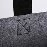 Felt Shopping Tote Bag Supplier - Storage High-Capacity Solid Color Shoulder