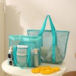 Net Mesh Beach Bag Supplier - High Quality Custom Design Logo Reusable