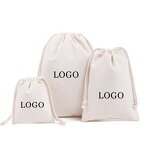 Shoe Dust Bag Manufacturer - Wholesale Muslin Canvas Small Drawstring Organic