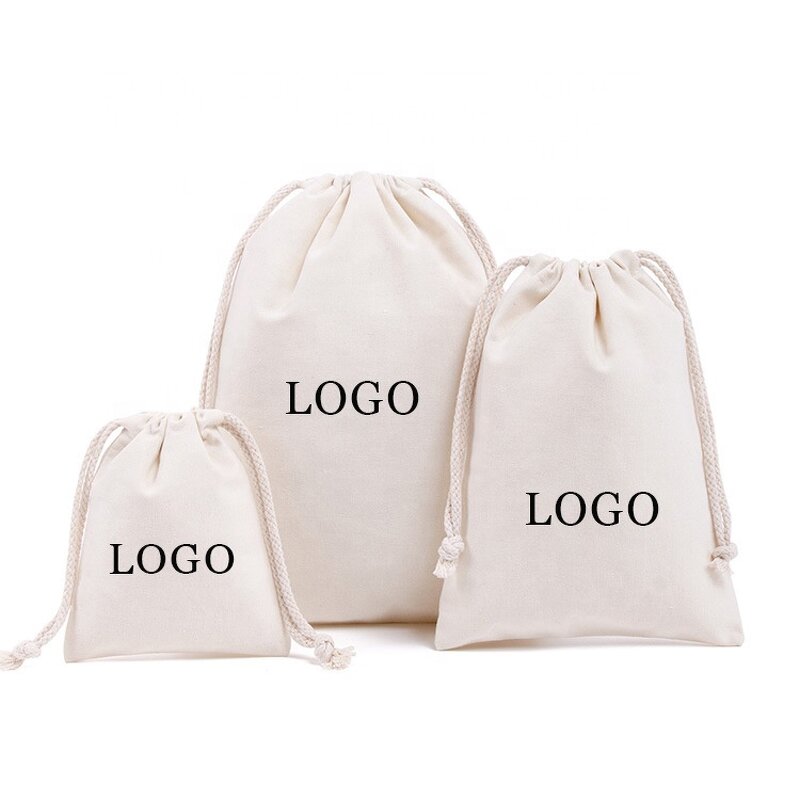 Shoe Dust Bag Manufacturer - Wholesale Muslin Canvas Small Drawstring Organic