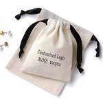 Cotton Drawstring Bags Factory - 1015cm Custom Logo Size Environmental