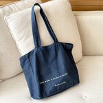 Customized Denim Tote Bag Manufacturer - OEM/ODM Printed Logo Large Capacity
