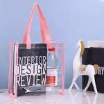 Transparent PVC Tote Bag Manufacturer - OEM/ODM Customized Logo Reusable Waterproof