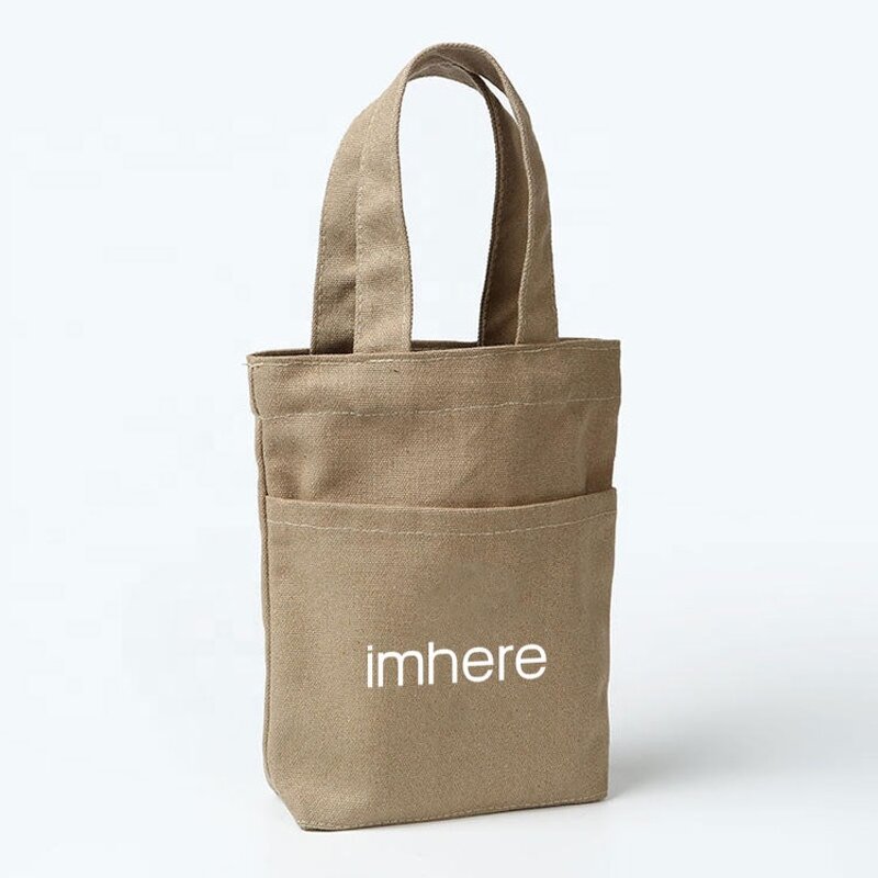 Coffee Tumbler Holder Bag Supplier - Wholesale Small Reusable Cotton with Logo