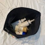 Travel Cosmetic Bag Manufacturer - 12 Oz Custom Logo Printing Large Zipper