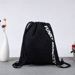 Drawstring Pouch Factory - OEM/ODM Custom Silk Screen Print Organic Cotton