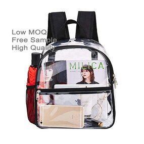 Mini Clear Backpack Manufacturer - Good Price Quality 14L Pvc for Kid Students