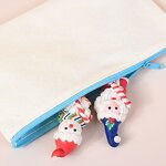 Cotton Canvas Makeup Bag Supplier - Custom Printed Logo Color Zipper Portable