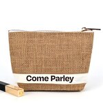 Mini Burlap Cosmetic Bag Factory - High Quality Portable Eco-Friendly with Label