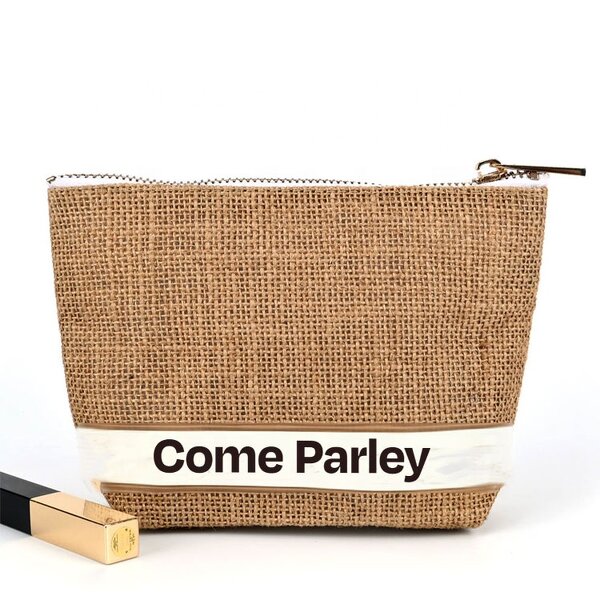 Mini Burlap Cosmetic Bag Factory - High Quality Portable Eco-Friendly with Label