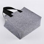 Felt Shopping Tote Bag Supplier - Storage High-Capacity Solid Color Shoulder
