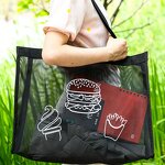 Market Grocery Tote Bag Factory - 2026 New Style Custom Logo Net Shopping