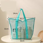 Waterproof Mesh Tote Bag Manufacturer - Custom Logo Large Market Grocery Shopper