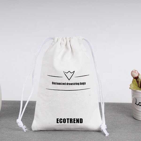 Drawstring Pouch Factory - OEM/ODM Custom Silk Screen Print Organic Cotton