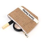 Mini Burlap Cosmetic Bag Factory - High Quality Portable Eco-Friendly with Label