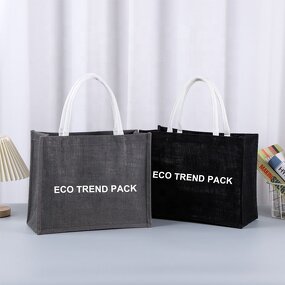 Jute Burlap Tote Bags Factory - 2026 High Export Quality Sublimation Natural