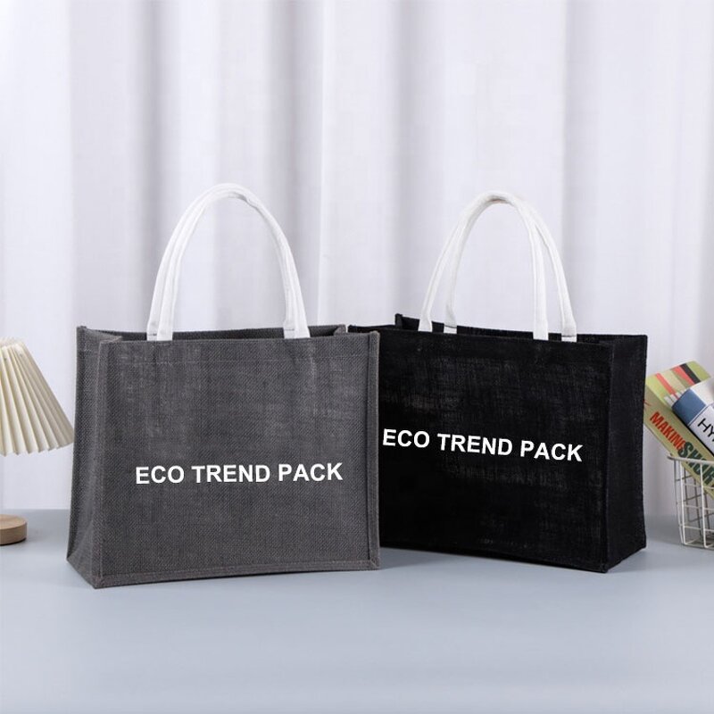 Jute Burlap Tote Bags Factory - 2026 High Export Quality Sublimation Natural