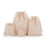 Small Drawstring Gift Bags Supplier - Wholesale Promotional Cotton Muslin for Skincare