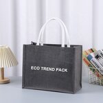 Jute Burlap Tote Bags Factory - 2026 High Export Quality Sublimation Natural