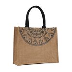Eco Friendly Jute Bags Manufacturer - Laminated Ladies Burlap Reusable Beach