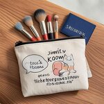 Canvas Cosmetic Bag Supplier - Custom Natural Plain Travel Reusable for Women