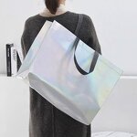 Holographic Non Woven Bags Factory - Custom Logo Iridescent Laminated Pearlized