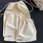 Cotton Drawstring Pouch Supplier - Custom Organic Gift Jewelry Packaging Bag