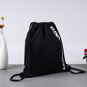 Black Drawstring Pouch Manufacturer - Eco Friendly Custom Logo Cloth Muslin