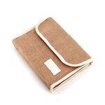 Cosmetic Bag Supplier - Custom Luxury Small Jute Linen Printed Logo