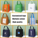 Non Woven Tote Bags Factory - Customized Logo Reusable Heavy Duty Square