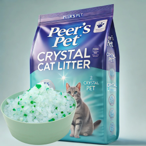 水晶猫砂源头工厂 - 无尘硅胶代工